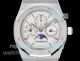 MK Factory Swiss Clone Audemars Piguet Royal Oak White Dial SS Moon Phase Watch (3)_th.jpg